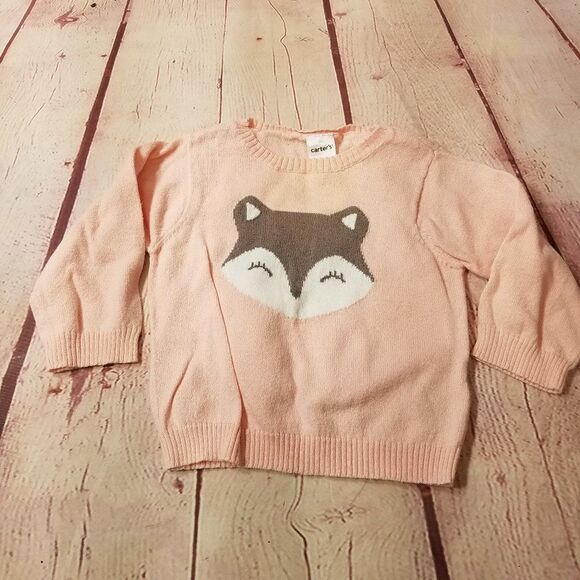 Carter's Fox sweater 6 months - Picture 1 of 2